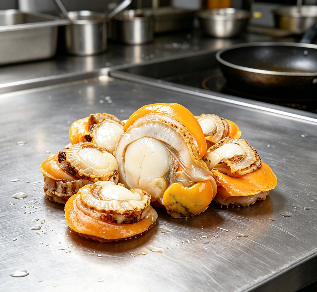 Freshly Steamed Abalone - Luxurious Seafood Delight