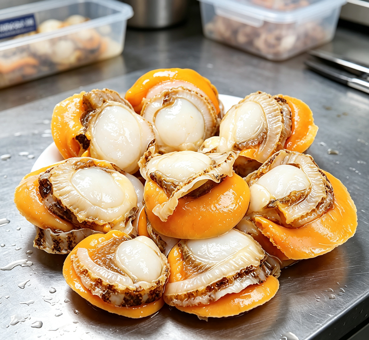 Freshly Steamed Abalone - Luxurious Seafood Delight
