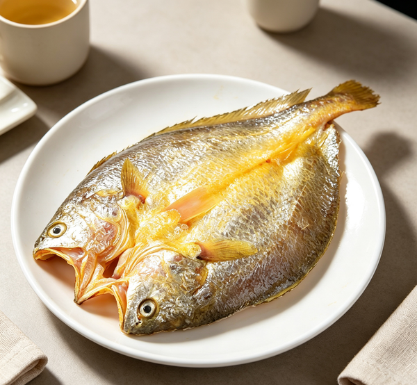 Golden Pan-Fried Yellow Croaker – Crispy & Flavorful Delight